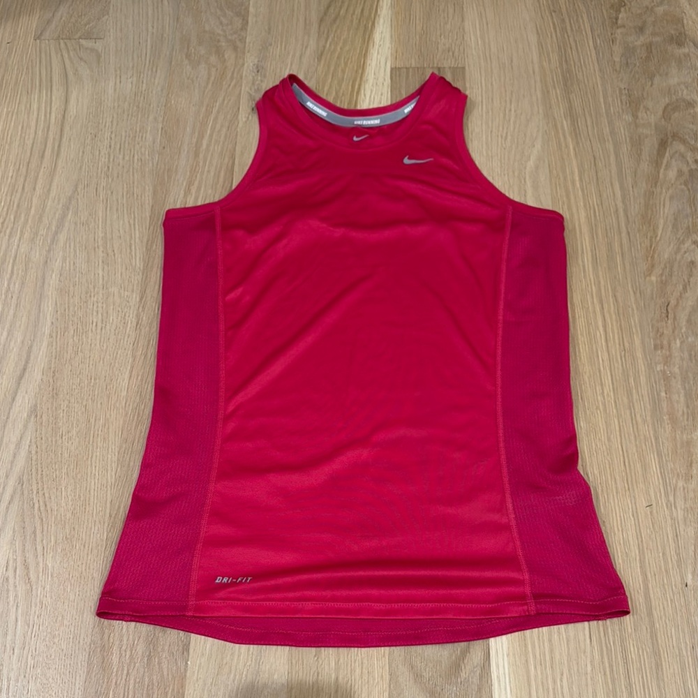 Nike Women's Red Athletic Tank Top